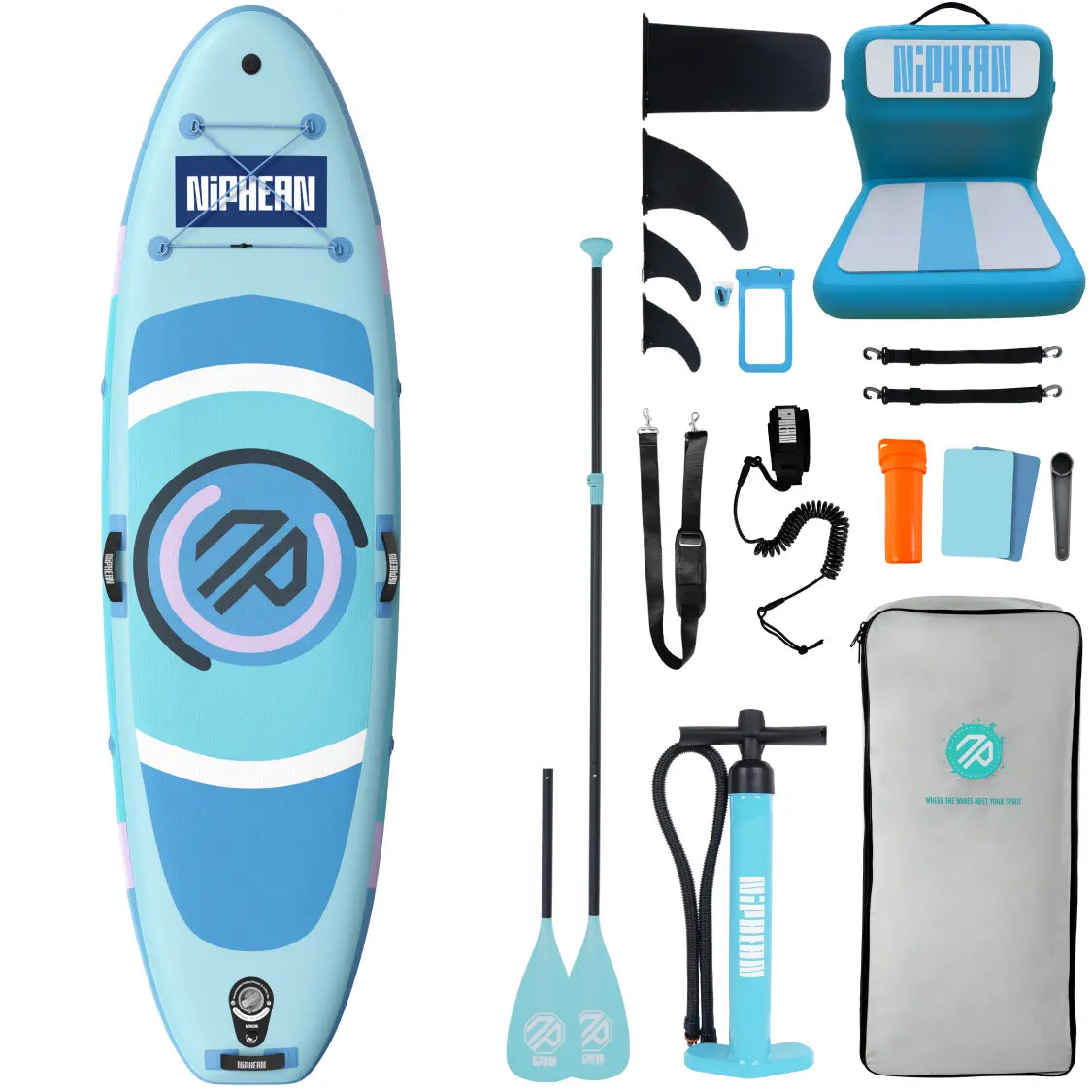 10' Inflatable SUP Board – Stable, Lightweight & Perfect for Beginners